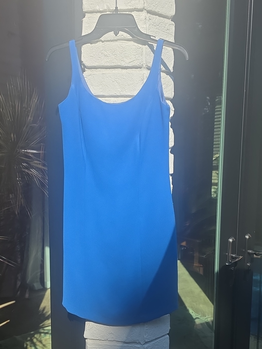 Little Blue Dress. Georgiou Label on Royal Blue Garment